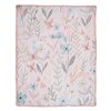 Lambs & Ivy Baby Blooms 3-Piece Pink Floral/Butterfly Baby Crib Bedding Set - 4 of 4