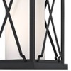 Minka Lavery Modern Outdoor Wall Light Fixture Matte Black 15 3/4" Etched Opal Glass Shade for Post Exterior Deck Porch Yard Patio - 2 of 2