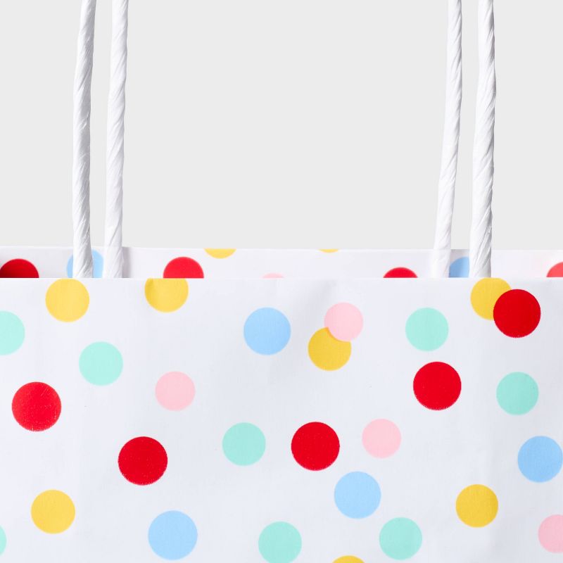 Dots on White Small Gift Bag - Spritz&#8482;, 3 of 4