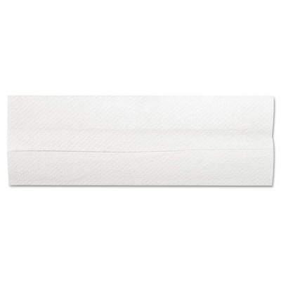 General Supply C-Fold Towels, 1-Ply, 11 x 10.13, White, 200/Pack, 12 Packs/Carton