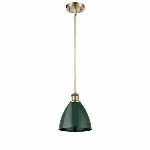 Plymouth Dome - 1 Light Stem Hung Pendant In Industrial Style-9.25 Inches Tall and 7.5 Inches Wide - 1 of 1
