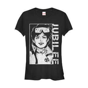 Juniors Womens Marvel X-Men Jubilee Portrait T-Shirt - 1 of 3