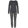 Women's 2 Pack Long Sleeve Pajama Sets - LASCANA - 4 of 4