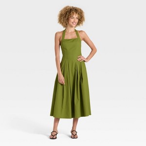 Women's Midi Halter Dress - A New Day™ - 1 of 3