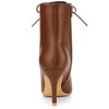 Allegra K Women's Lace Up Pointed Toe Stiletto Heels Ankle Boots - 3 of 3
