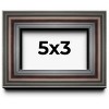 PosterPalooza | Photo Size Shadow Box 1.75" Deep Brown Frame - UV Acrylic, Backing, Hanging Hardware - 2 of 4