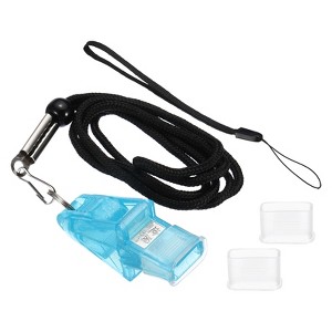 Unique Bargains ABS Referee Official Coach Whistle with Lanyard and Mouth Grip - 1 of 4