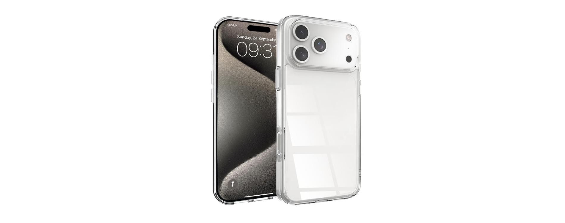 Entronix Case Compatible with iPhone 17 Pro Max - [Flexible] TPU Clear