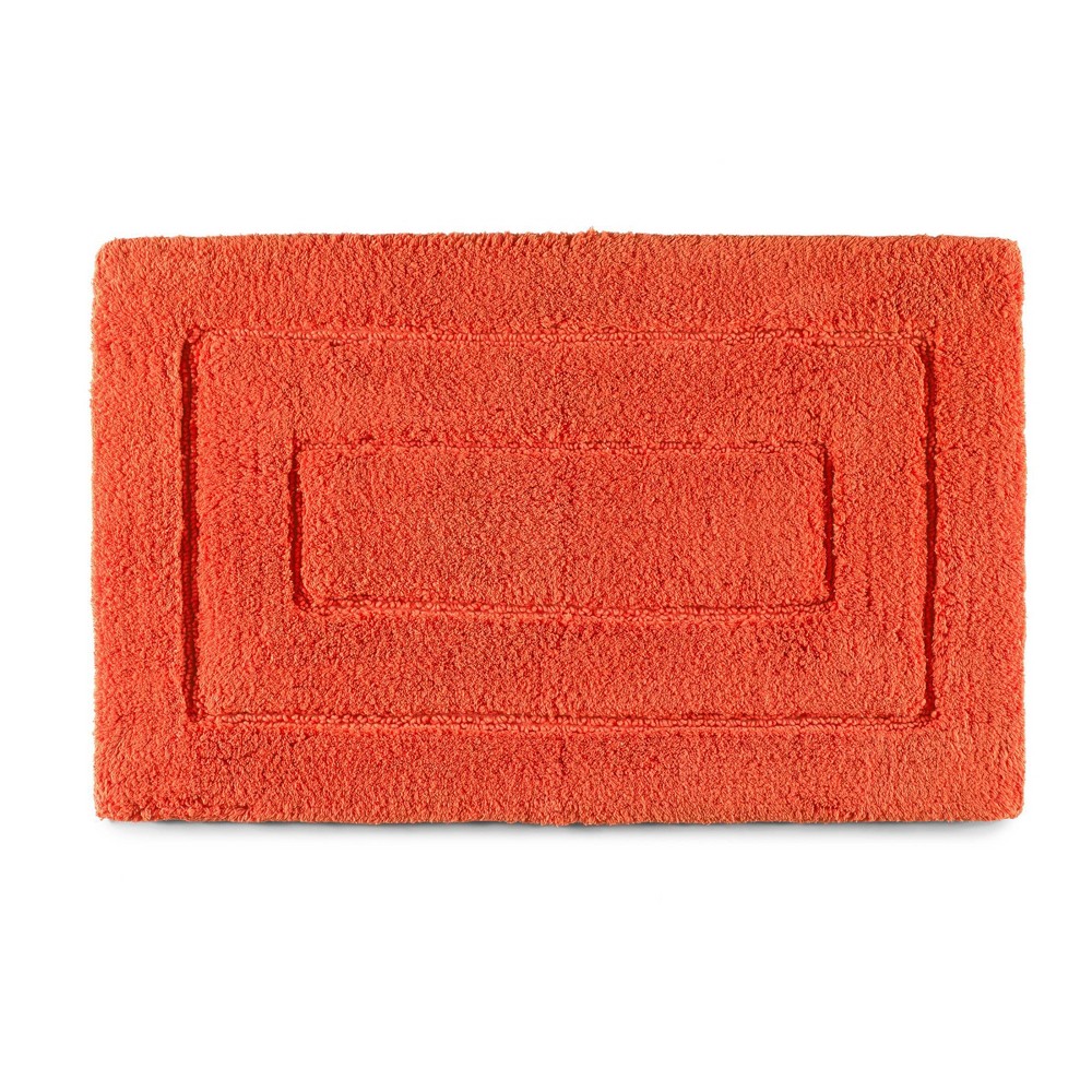 20inx32in Signature Bath Rug Orange - Cassadecor