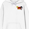 Marvel Universe Publishing Art Archive Venom Comic Art Long Sleeve White Adult Hooded Sweatshirt - 3 of 4