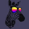 Women's Design By Humans Cool Zebra By clingcling Racerback Tank Top - 2 of 3