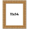 PosterPalooza | Photo Size Contemporary Gold Picture Frame - UV Acrylic, Foam Board Backing, Hanging Hardware - 2 of 4