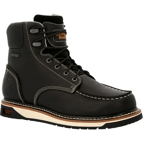 Waterproof wedge work outlet boots