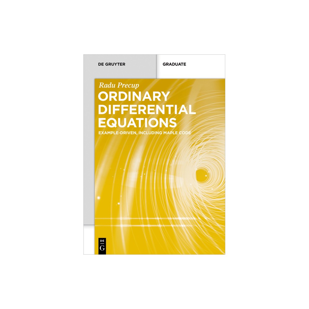 Ordinary Differential Equations - (De Gruyter Textbook) by Radu Precup (Paperback)