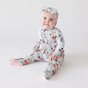 Infant Melinda Footie Ruffled Zippered One Piece - Posh Peanut - 1 of 4