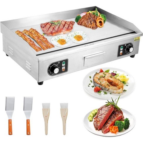 30 Inch Electric Griddle Flat Top Bbq Grill Countertop Hot Plate ...