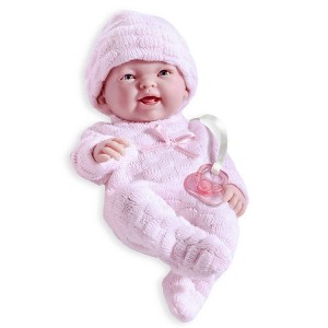 JC Toys Mini La Newborn Boutique 9.5" Girl Doll -  Pink - 1 of 4