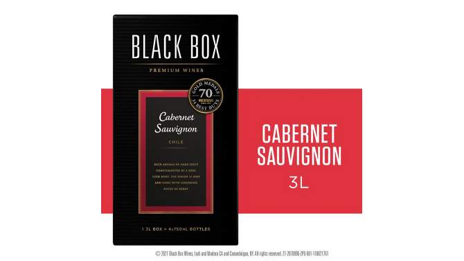 Black Box Cabernet Sauvignon Red Wine - 3L Box Wine, 2 of 8, play video