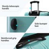 3 Piece Hardshell Luggage Sets, Expandable Suitcase with Spinner Wheels and TSA Lock, in Gradient Color, 20"+24"+28"--ModernLuxe - 4 of 4
