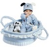 Paradise Galleries Reborn Baby Doll Boy "Finn & Sparky" Boy Baby Doll. 17" Weighted Realistic  Doll with 9 Baby Doll Accessories. Age 3+ - 2 of 4