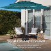 Best Choice Products 10ft 3-Tier Patio Umbrella, Market Sun Shade w/ Tilt Adjustment, Easy Crank - 4 of 4