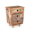 Christopher Knight Home Handcrafted Mango Wood End Table, Round Pedestal Side Table for Living Room, Round Small Table, Boho Small Sofa Table - 4 of 4