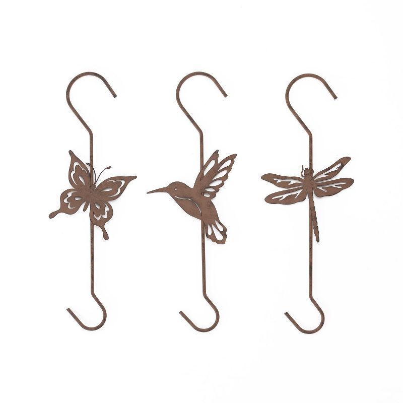The Lakeside Collection Set of 3 Metal Plant Hangers - S Hooks for Hanging Plants Indoors and Outdoors Pot Hangers 3 Pieces, 1 of 6