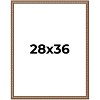 PosterPalooza | Slim Profile Gold Picture Frame - UV Acrylic, Foam Board Backing, Hanging Hardware - 2 of 4