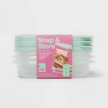 Snap & Store Food Storage Containers - 24 fl oz/3ct - up & up™