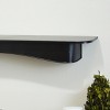 VIP Metal 26 in. Black Wall Mounted Shelf - 4 of 4