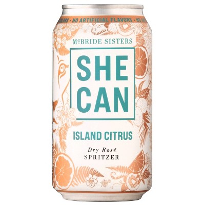 SHE CAN Island Citrus Dry Rosé Spritzer - 375ml Can