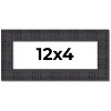 PosterPalooza | Panoramic Distressed Brown Picture Frame - UV Acrylic, Foam Board Backing, Hanging Hardware - 2 of 4