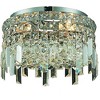Elegant Lighting Maxime 4 light Chrome Flush Mount Clear Royal Cut Crystal - 2 of 3