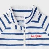 Girls' Adaptive Long Sleeve Striped Pullover and Knit Cargo Pants Set - Cat & Jack™ Navy Blue - 3 of 4