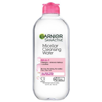 Garnier SKINACTIVE Micellar Cleansing Water All-in-1 Makeup Remover & Cleanser - Unscented - 13.5 fl oz