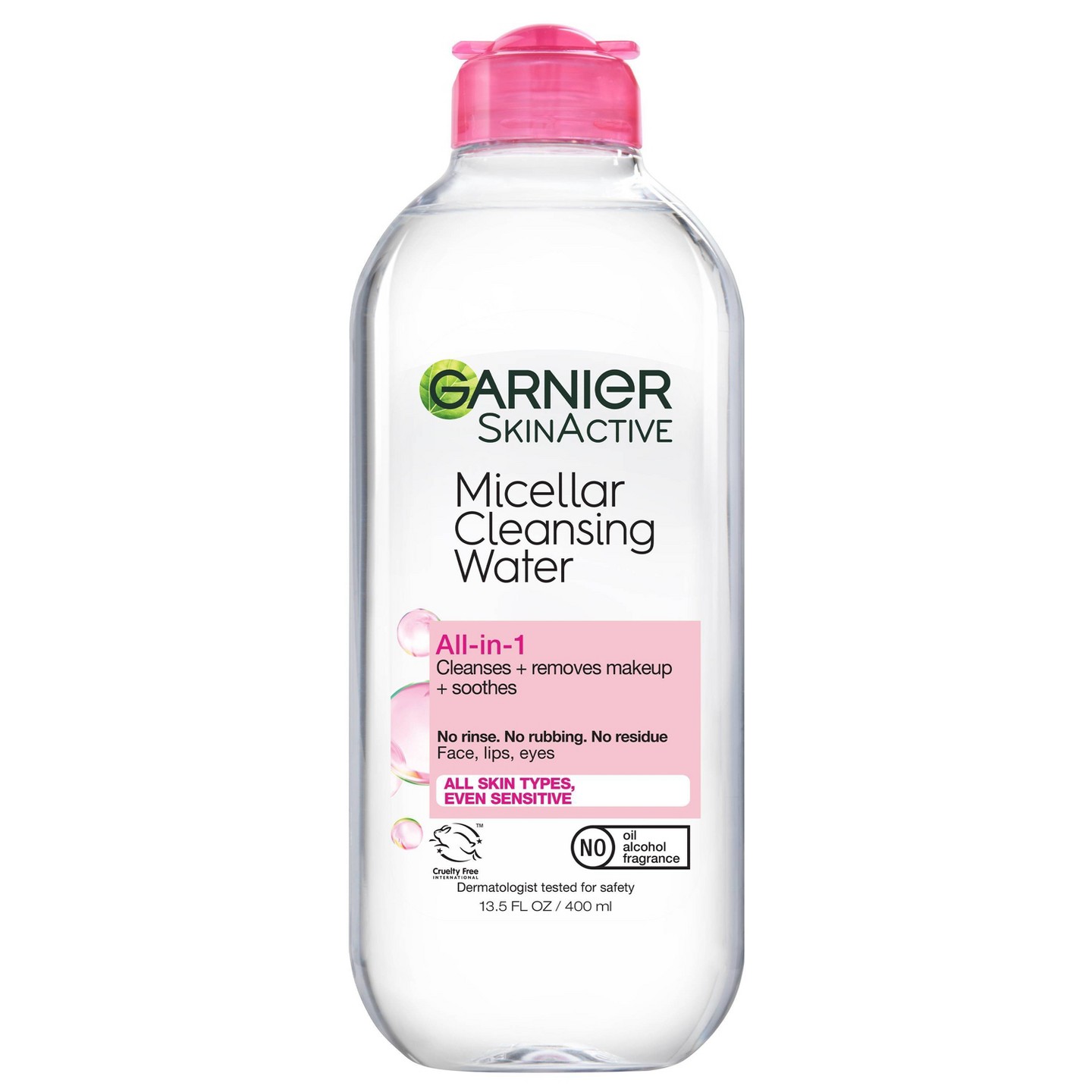 Увлажняющая мицеллярная вода Garnier для снятия макияжа, 13.5 fl oz — фото 2