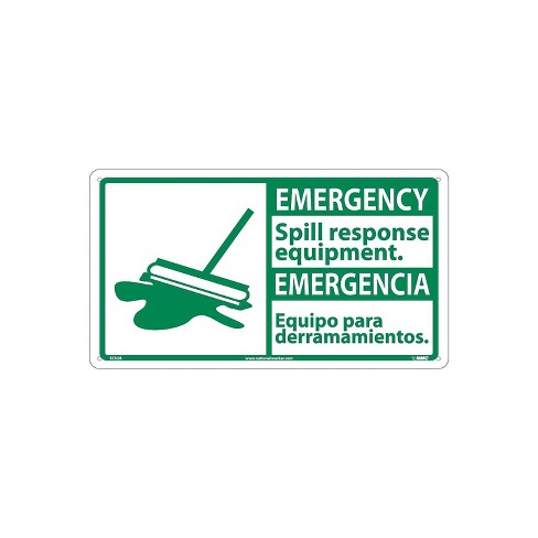 National Marker Safety First Emergency Spill...(bilingual W/graphic ...