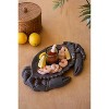 Ceramic Blue Crab Platter – Coastal Serving Tray by Kalalou - 3 of 4