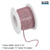 Unique Bargains Bags Clothing Decoration Crystal Rhinestone Sew on Close Claw Chain Trim - 2 of 4