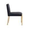 Meridian Furniture,Aimee Vegan Leather Dining Side Chair, Set of 2 - 4 of 4