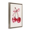 Stupell Industries Mod Cherries Tied in Bow, 25" x 17" - 3 of 4
