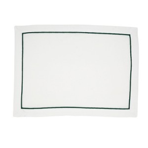 Saro Lifestyle Embroidered Line Design Placemat (Set of 4) - 1 of 4