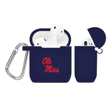 NCAA Ole Miss Rebels Silicone Cover for Apple AirPod Battery Case