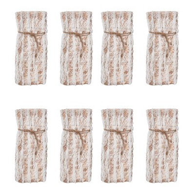 Luxurious Faux Fur Gold Metallic Foil Print Bottle Bag