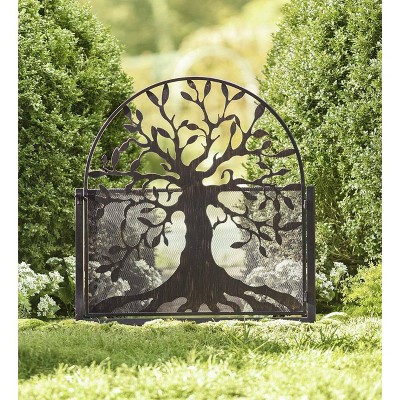 Metal Arbors Target, Metal Arched Garden Trellis With Tree Of Life Design