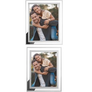 REGALWOVEN Wedding Home Glass Vertical or Horizontal Picture Frame for Tabletop Display - 1 of 4