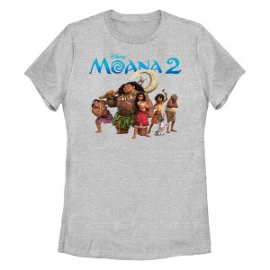 Women's Moana 2 Group Portrait T-Shirt - 1 of 4