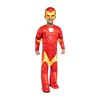 Marvel Toddler Iron Man Halloween Costume Bodysuit Red - 4 of 4
