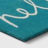 1'6"x2'6" Blue Hello Cursive Doormat - Room Essentials™ - image 3 of 4
