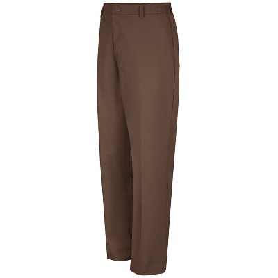 Red Kap Men's Elastic Insert Work Pant, Brown - 38 X 32 : Target